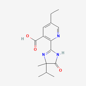 Chemical structure of Imazethapyr