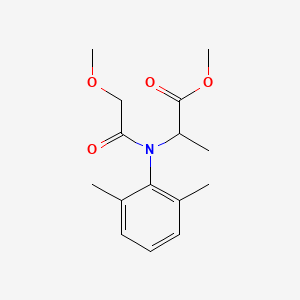 Chemical structure of Metalaxyl