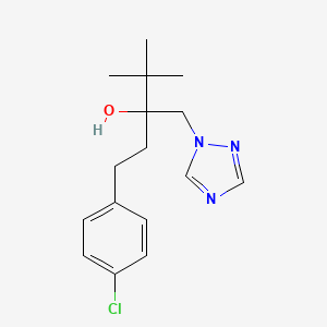 Chemical structure of Tebuconazole