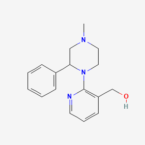Chemical structure of Acyclomirtazapine alcohol