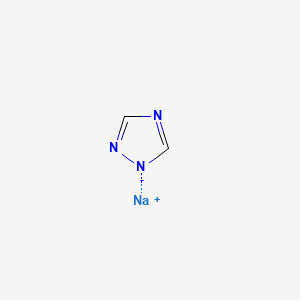 Chemical structure of Sodium 1H-1,2,4-triazolate