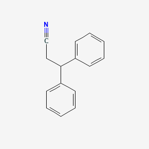 Chemical structure of 3,3-Diphenylpropiononitrile