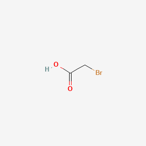 Chemical structure of Bromoacetic Acid