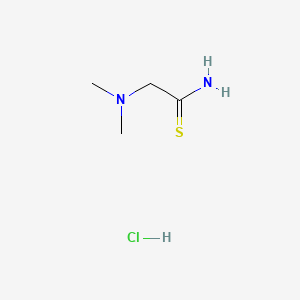 Chemical structure of N,N-Dimethylaminothioacetamide hydrochloride