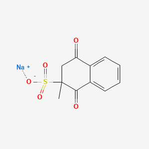 Chemical structure of Menadione Sodium Bisulfite