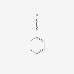Chemical structure of Phenylacetylene