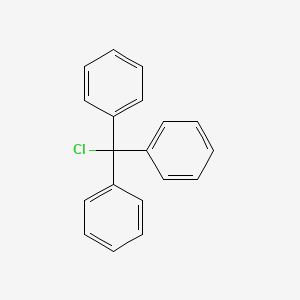 Chemical structure of Trityl chloride