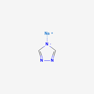 Chemical structure of Sodium 1,2,4-triazole