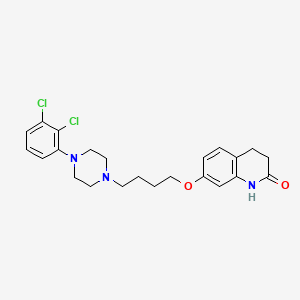 Chemical structure of Aripiprazole