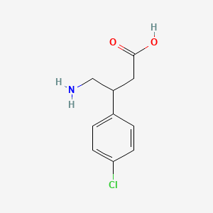 Chemical structure of Baclofen