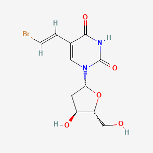 Chemical structure of Brivudine