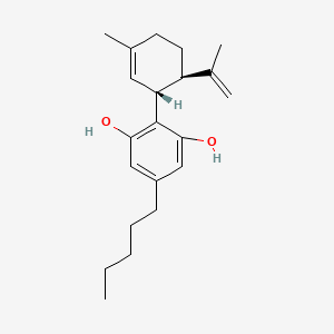 Chemical structure of Cannabidiol