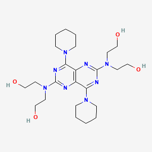 Chemical structure of Dipyridamole