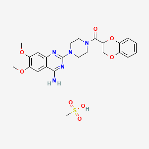 Chemical structure of Doxazosin Mesylate