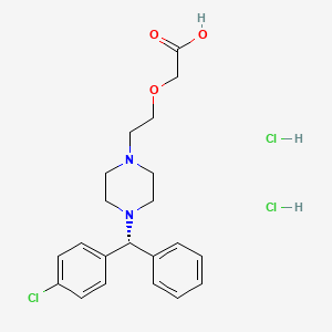 Chemical structure of Levocetirizine Dihydrochloride
