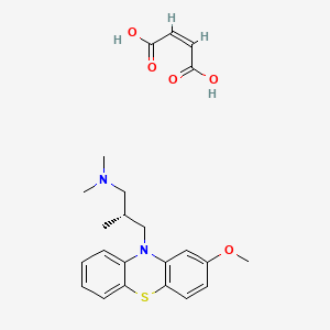 Chemical structure of Methotrimeprazine maleate
