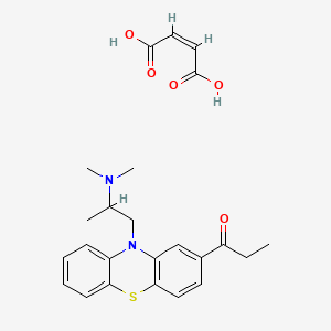 Chemical structure of Propiomazine maleate
