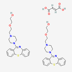 Chemical structure of Quetiapine Fumarate