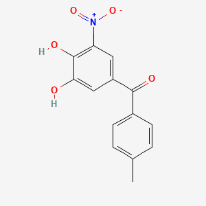 Chemical structure of Tolcapone