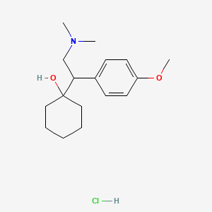 Chemical structure of Venlafaxine Hydrochloride
