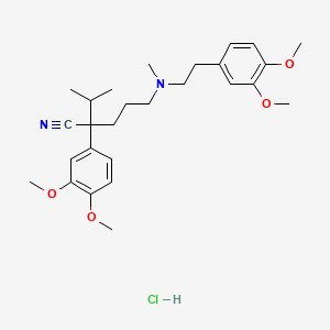 Chemical structure of Verapamil Hydrochloride
