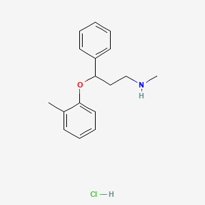 Chemical structure of rac Atomoxetine Hydrochloride