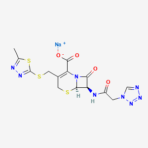 Chemical structure of Cefazolin Sodium