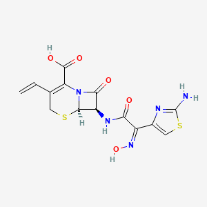 Chemical structure of Cefdinir