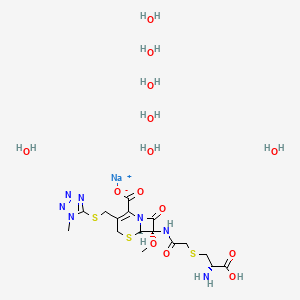 Chemical structure of Cefminox Sodium Heptahydrate
