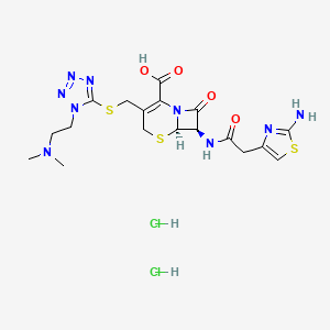 Chemical structure of Cefotiam Hydrochloride