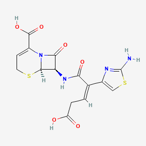 Chemical structure of Ceftibuten