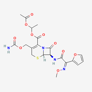 Chemical structure of Cefuroxime Axetil