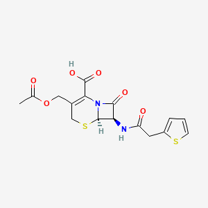 Chemical structure of Cephalothin