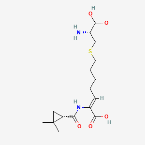 Chemical structure of Cilastatin