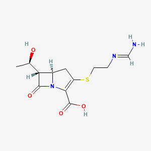 Chemical structure of Imipenem