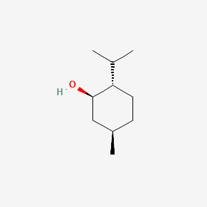 Chemical structure of (-)-Menthol