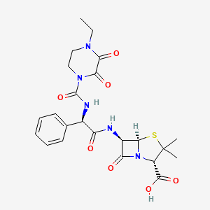 Chemical structure of Piperacillin