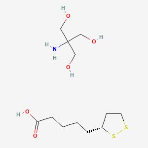 Chemical structure of Thioctic Acid Tromethamine