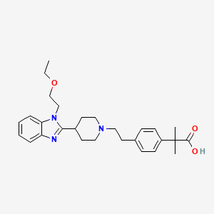 Chemical structure of Bilastine