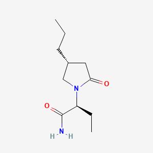 Chemical structure of Brivaracetam