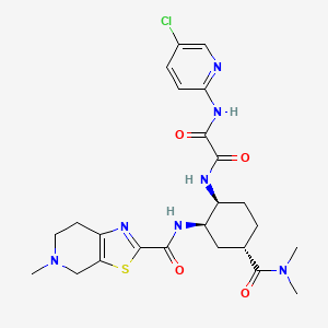 Chemical structure of Edoxaban