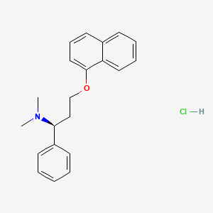 Chemical structure of Dapoxetine Hydrochloride
