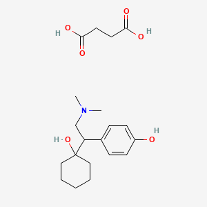 Chemical structure of Desvenlafaxine succinate anhydrous