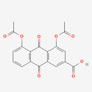 Chemical structure of Diacerein