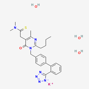 Chemical structure of Fimasartan Potassium Trihydrate