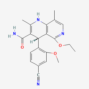 Chemical structure of Finerenone
