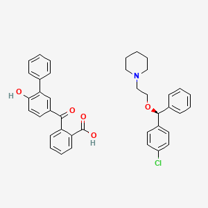 Chemical structure of Levocloperastine fendizoate