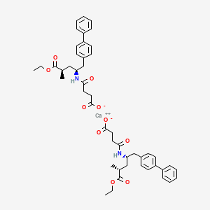 Chemical structure of Sacubitril calcium