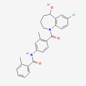 Chemical structure of Tolvaptan
