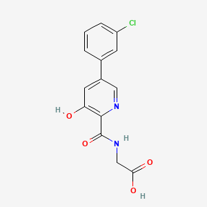 Chemical structure of Vadadustat